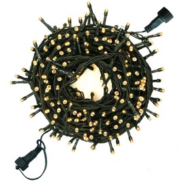 YASENN 200LED 66Ft Christmas String Lights Connectable Plug in,Fairy Lights 8 Lighting Modes with Timer for Garden Tree Patio Porch Decorations(Warm White)