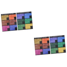 Operitacx 2 Sets 2025 Index Post Monthly Index Dividers Budget Planner Stickers Calendar Sticky Notes Digital Planner Monthly Tabs Stickers Times Table Portable Planner Stickers Coated Paper