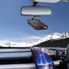 xsaaczm Radar Detector Mirror Mount,Aluminum Rearview Mirror Rod Mount,Suitable for