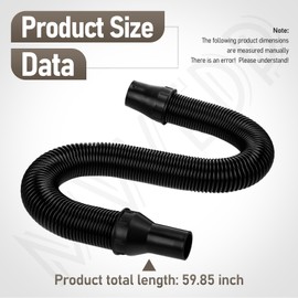 14-37-0160 Vac Hose Replace older 0880-20 Compatible with 0880-20 18V Wet/Dry Vaccum Cleaner (Note: Outside storage)