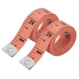 Cinta métrica suave, paquete de 2  Cinta métrica precisa para cuerpo, cinta métrica de tela, cinta métrica de costura de tela de doble escala, regla  