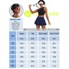 PINSPARK Womens Tennis Skirts Tummy Control Flowy Golf Skirts Lightweight
