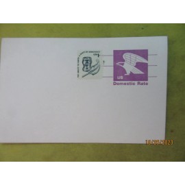 1980 U.S. 10c Postcard Domestic Rate + 1c Stamp - NOS
