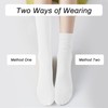 Feelorna 5 Pairs Women’s Thin Crew Socks, Soft Casual Ankle