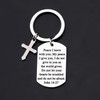 Gzrlyf Bible Verse Keychain John 14:27 Peace I Leave with