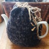 Teapot Cozy, Insulating Wool Cover - Natural Knit Tea Pot