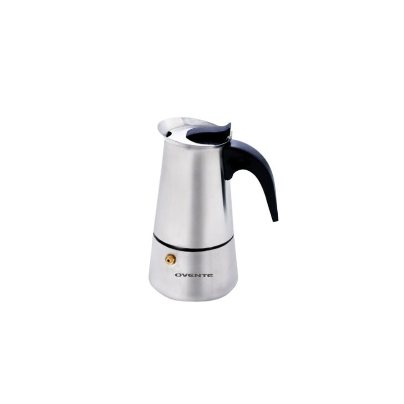 Ovente MPE04 4-Cup Stovetop Stainless Steel Espresso Maker