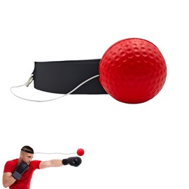 YIBOOOM ボクシングボール パンチングボール 格闘技 打撃練習 軽量 練習用ボール 動体視力 反射神経 迅速な反応 パンチ練習 トレーニングストレス解消 ボクシングトレーニングリアクトボール ナイロンヘッドバンド 屋外 フィットネス リアクトボール 寝室用 初心者用