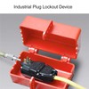 Electrical Plug Lock 5mm Wall Thickness Industrial Power Outlets Plug