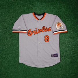 Majestic Cal Ripken Jr. Baltimore Orioles 1984 Cooperstown Grey 30th Anniv. Men's Jersey - 2XL