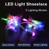 Meleager 1 Pair of Glitter Shoelaces, Luminous Shoelaces, Colourful LED