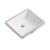 KARAMAG 14 Inch Small Undermount Bathroom Sink Rectangle Undermount Sink