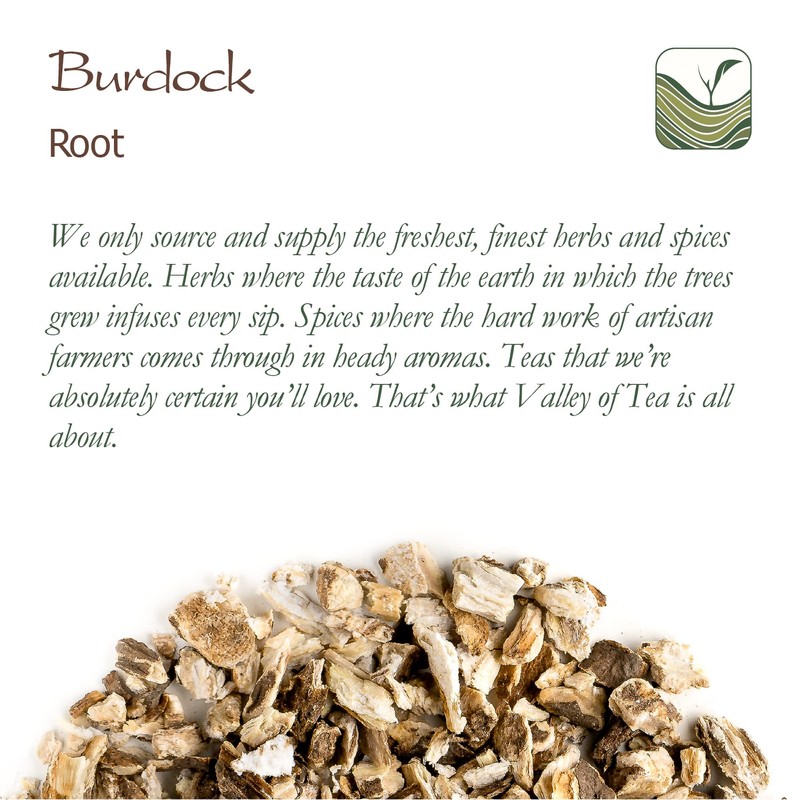 Burdock Root Organic Bardane Tea - Purifying Tonic - Arctium