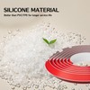 Flexible Quarter Round Molding Trim for Kitchen Countertops,236'' White