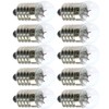 MEETOOT Set of 10 Mini Bulbs and 5 Bulb Holders