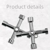 Shoyisenka 3 pieces of 4-hole universal cross key - multi-function
