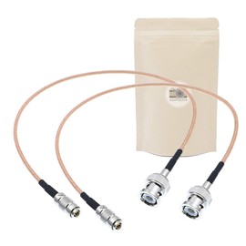 2 x 30 cm Mini SDI to SDI Cable BNC Coaxial Video Cable