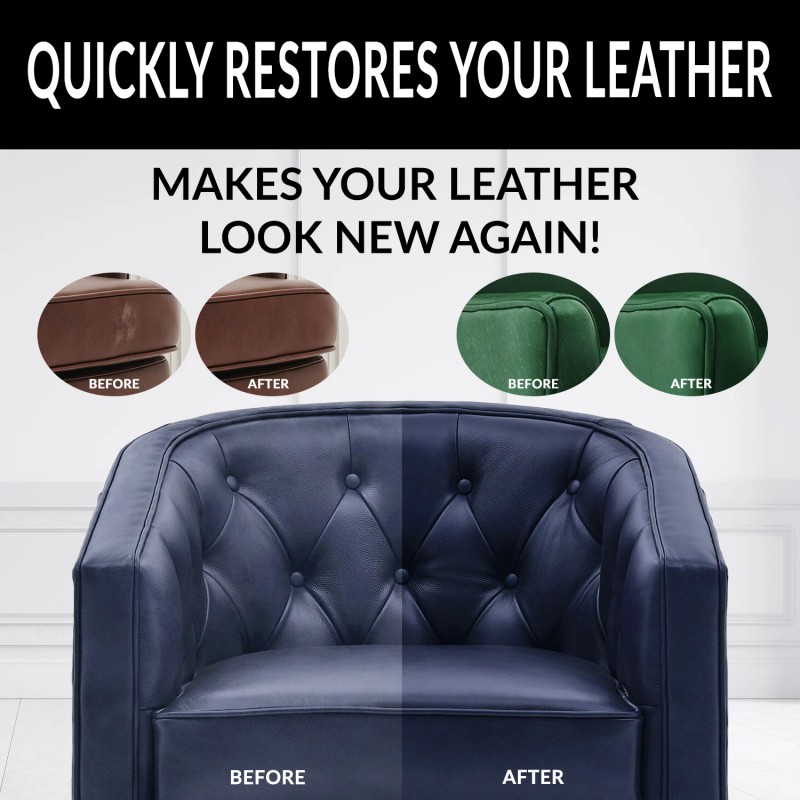 Malviani Leather Color Restorer - Repair Couch Car Furniture Sofa