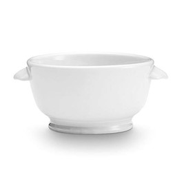 Pillivuyt France, Set of 2, Classic Porcelain French Onion Soup Bowls with Ears