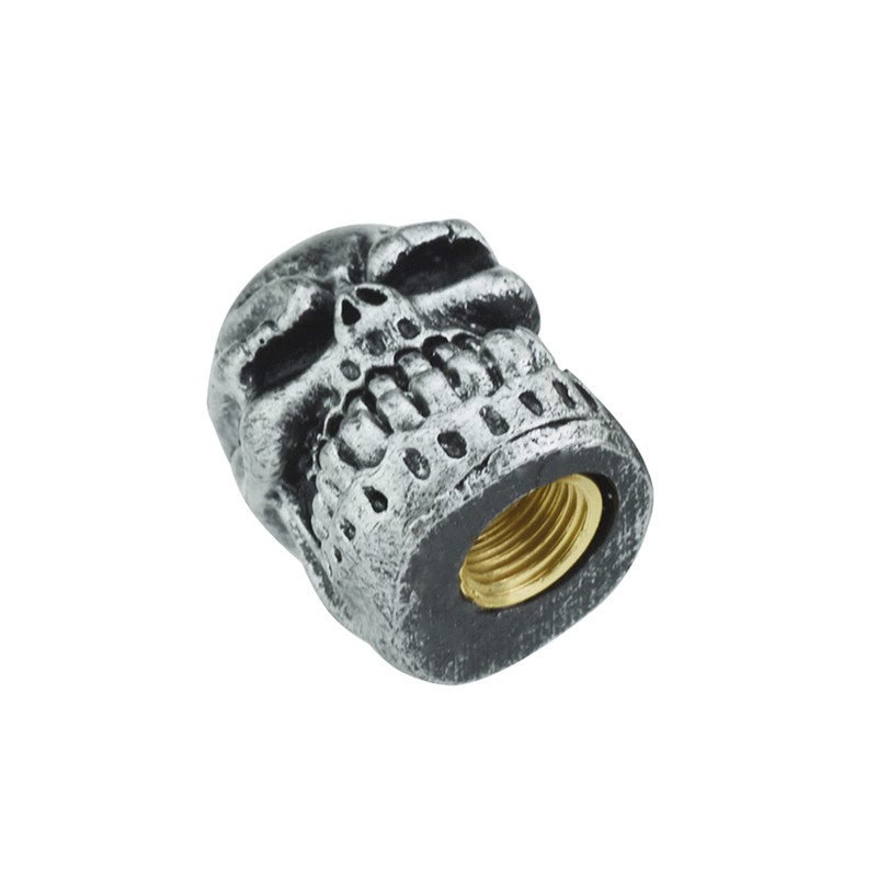 Lunsom Skull Tire Valve Stem Caps Vehicle Wheels Air Valves