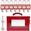 SAFBY Lockout Tagout Box Kit Portable Safety Group Padlock Box