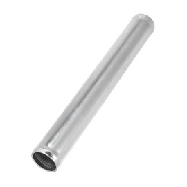 A ABSOPRO OD 1.5" 38mm Length 12" 300mm Aluminum Alloy Tube Intercooler Pipe Straight Air Intake Tube Silver Tone for Car Item Replacement