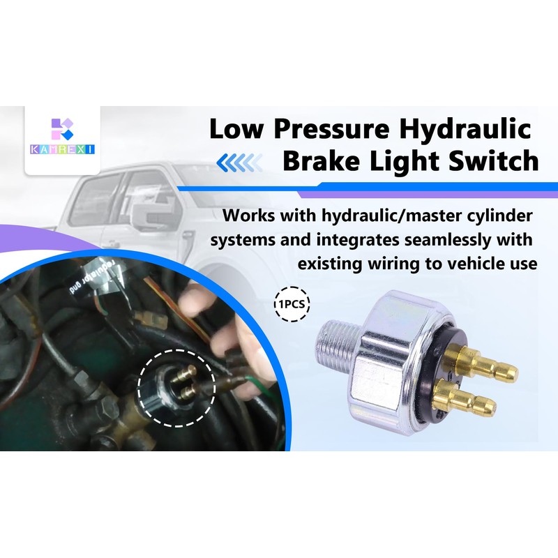 Low Pressure Hydraulic Brake Light Switch Street Hot Rod, Universal