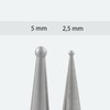 Set of 2 Trigger Point Massage Stick Acupuncture Pen Stainless