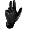 50 Pairs of Nitrile Gloves 0422 Grip Black L (9))