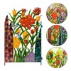 Garden Fence Border Iron Flower Decorative Garden Fencing Panel for