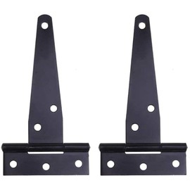 Merriway® BH00125 (4 Pcs) Tee Hinge, 100 mm (4 inch) Black Japanned - Pack of 4 Pieces