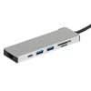 Nakabayashi Z8791 Digio2 PD Compatible, USB Type-C Aluminum Docking Station,