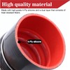 2PCS Silicone Hump Hose Charge Air Cooler,4-ply Aramid Reinforced Silicone