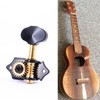 Ogdni 2R2L Black-Plated Tuning Peg Machine Head Tuners For 4