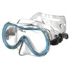 Seac Salina SLT Snorkel Mask with Mask Body Made of Hypoallergenic Siltra and Mask Buckles with 2 Buttons, 2 Sizes