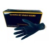 Globus Guantes De Vinilo Negro Chicos Desechable Con 100 Pzas