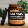 Lustige Duftkerze mit Spruch für Mama | Handgemacht aus Sojawachs