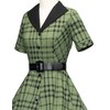 GownTown 1950 Women Dress Midi Shirt Dress Cocktail Dress with