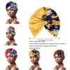 YEHUDAF LEE Women's Turban Headgear Head Scarves Chemo Cap Pre-Tied