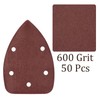 Kozelo 50pcs Mouse Sander Detail Sandpaper - [600 Grit, 3.5"