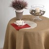 Fennco Styles Passe Partout Burlap Lined Tablecloth. 100% Burlap (Natural,