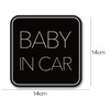 Baby Car Magnet (Simple Design) Baby in Car Baby On