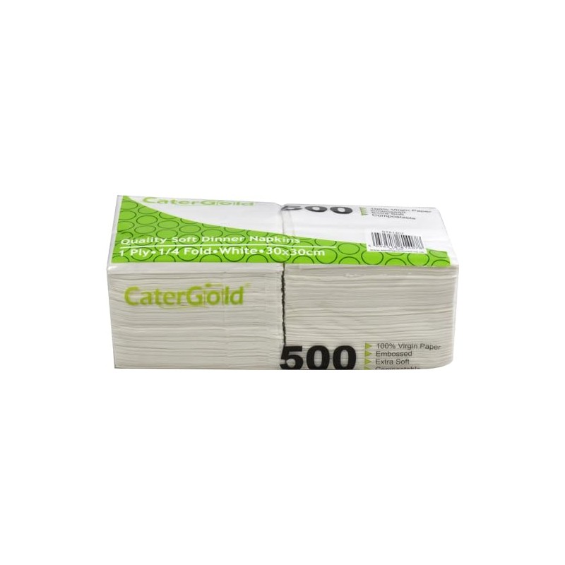 500 Soft Napkins 30 x 30cm Serviettes Tissue 1 Ply