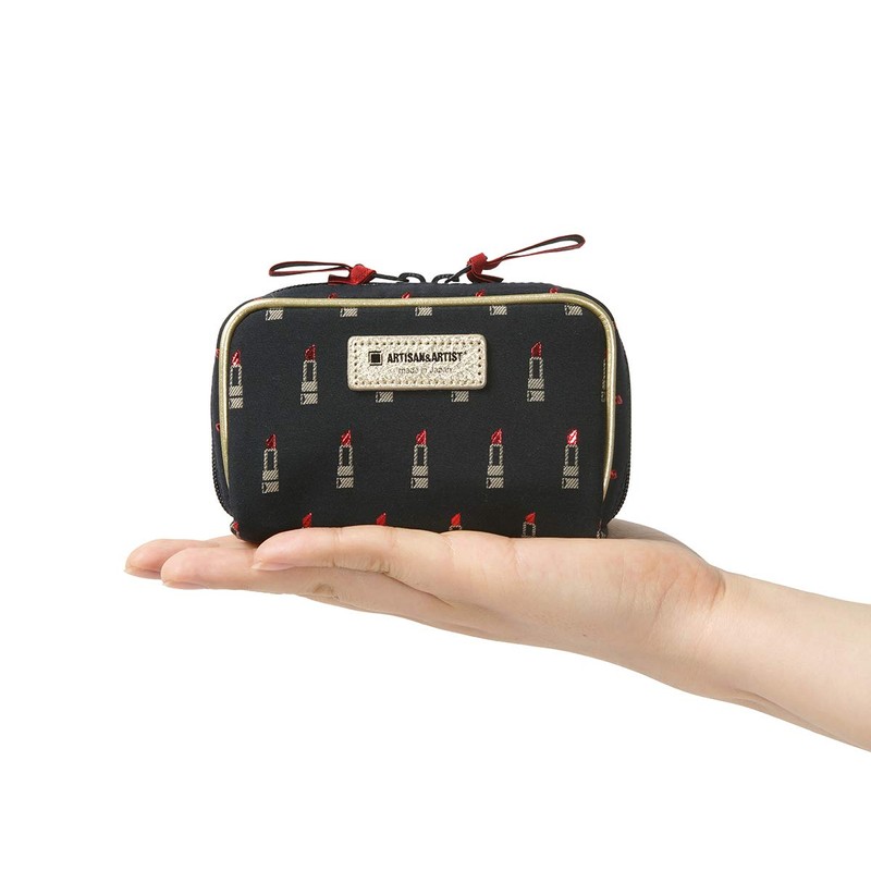 Artisan & Artist XOP-LI646 Micro Multi-Use Pouch, Black, Black