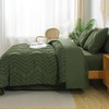 Litanika Oversized King Size Comforter Set with Sheets Olive Green