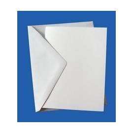 50 A6 Postcards Style Blank Cards & Envelopes - Weddings !! (White Hammer)