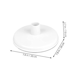 Totority Pool Vacuum Plate Durable Plastic Vacuum Bottom Base for Easy Pool Cleaning Stable Design Replacement for Base Plates Swimming Pools