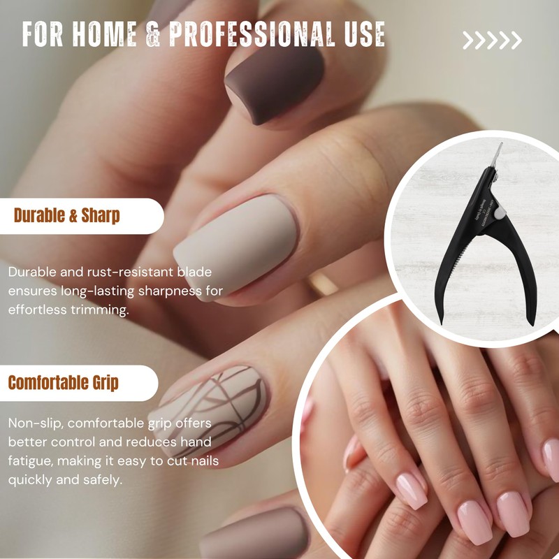 ASM Professional Nail Tip Cutter Cuticle Nail Extensions - Heavy