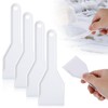 JIEYAO Pack of 4 Fridge Ice Scraper Freezer, Plastic Ice