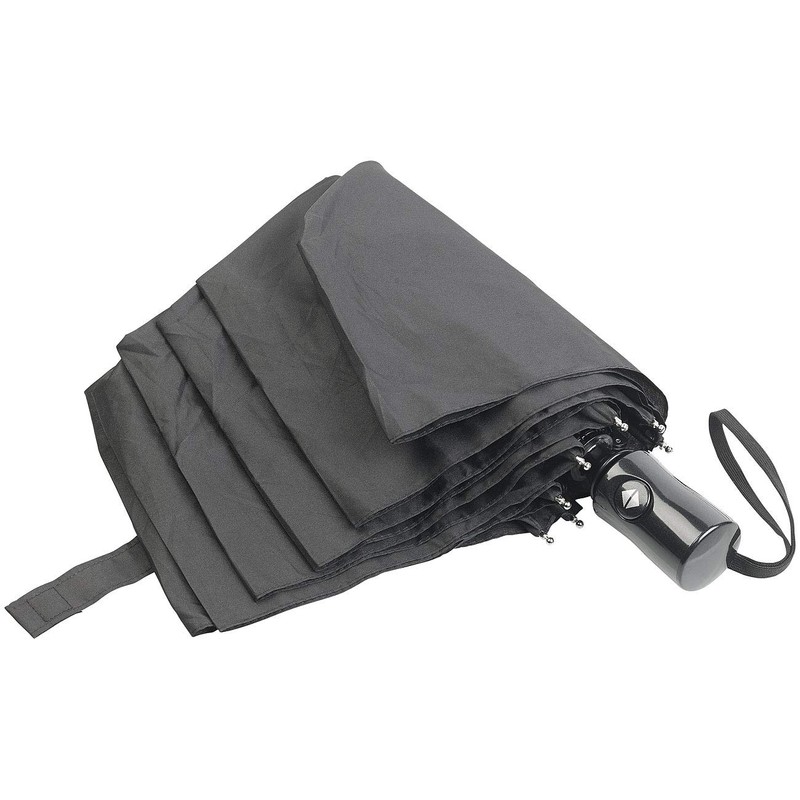 PEARL Pocket umbrella up to 40 km/h, black